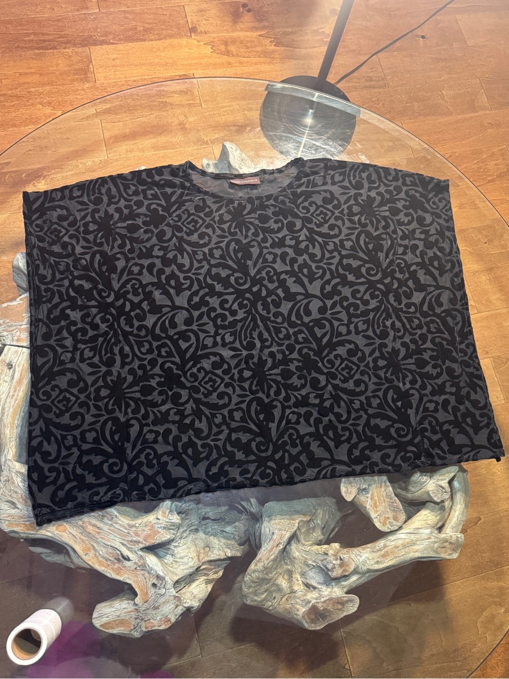 Goth Velour Wing Blouse